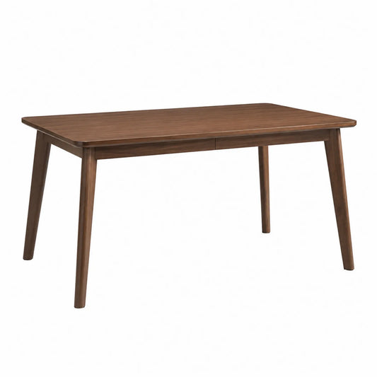 Table à manger en bois brun 150x90x75 cm
