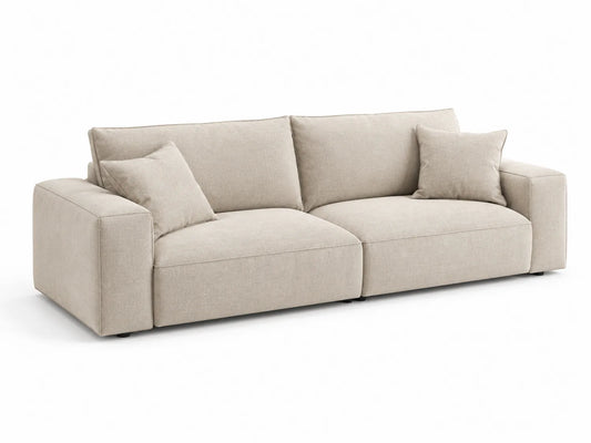 Canapé en tissu 3 places Beige